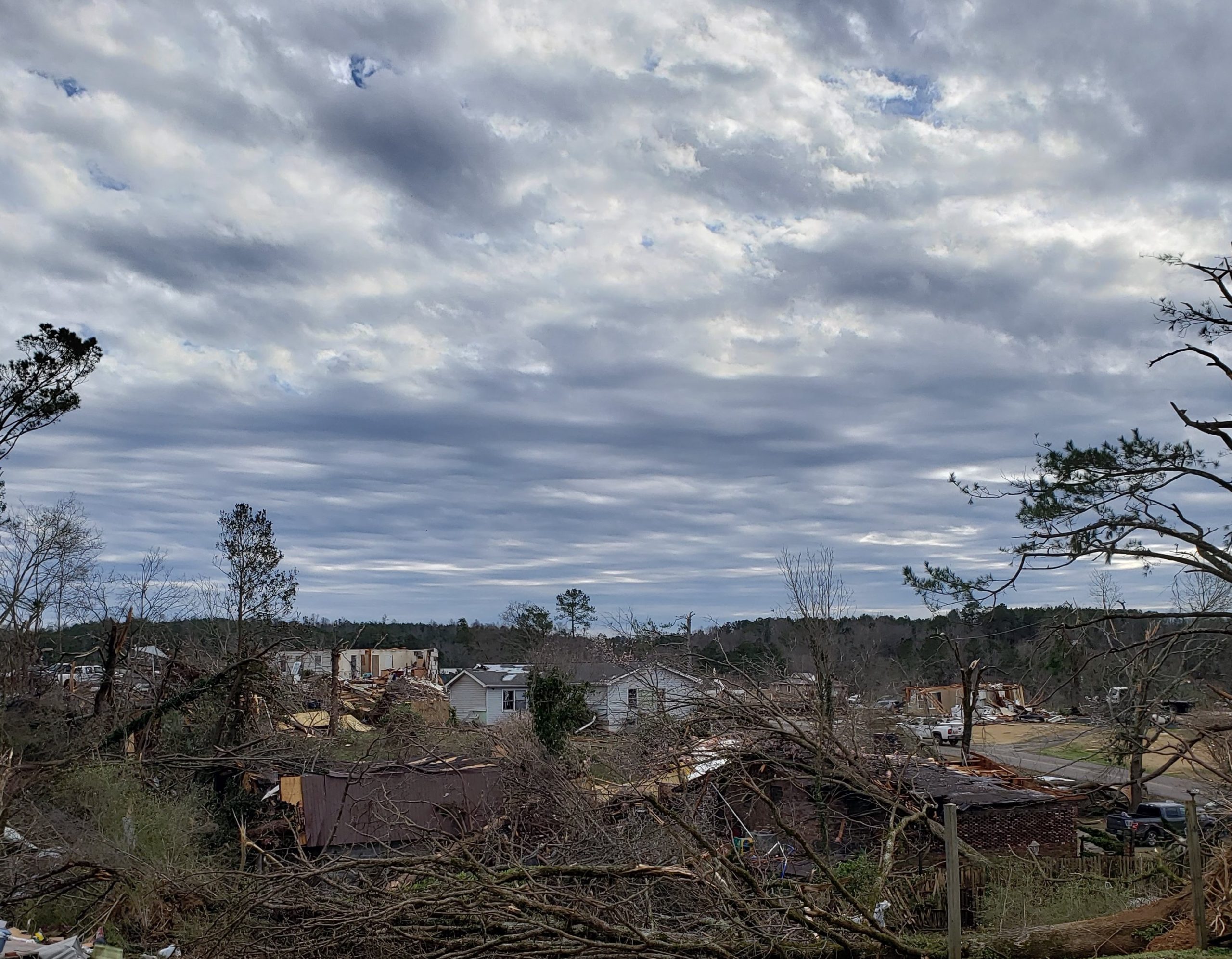 Tornado damage