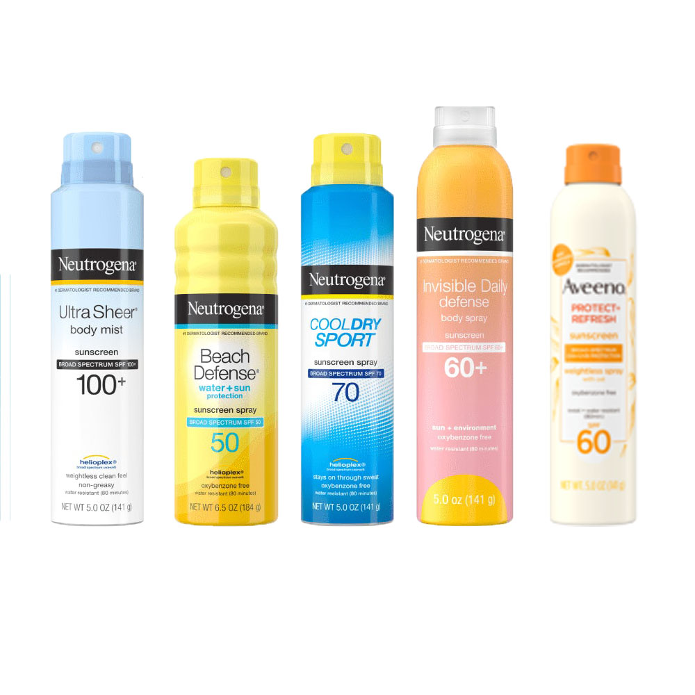 recalled sunscreen from aveeno and neutrogena